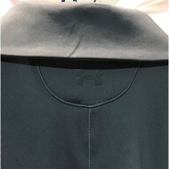 Under Armour Women's Medium Short Sleeve Golf Polo Shirt Gray Heat Gear - Picture 6 of 9